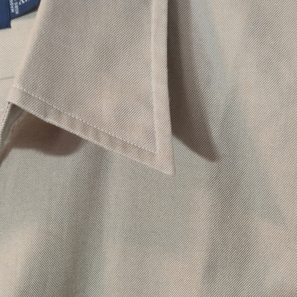 Polo Ralph Lauren XXL Whitfield Khaki Cotton Button Down Quiet Luxury Classic - Picture 4 of 8